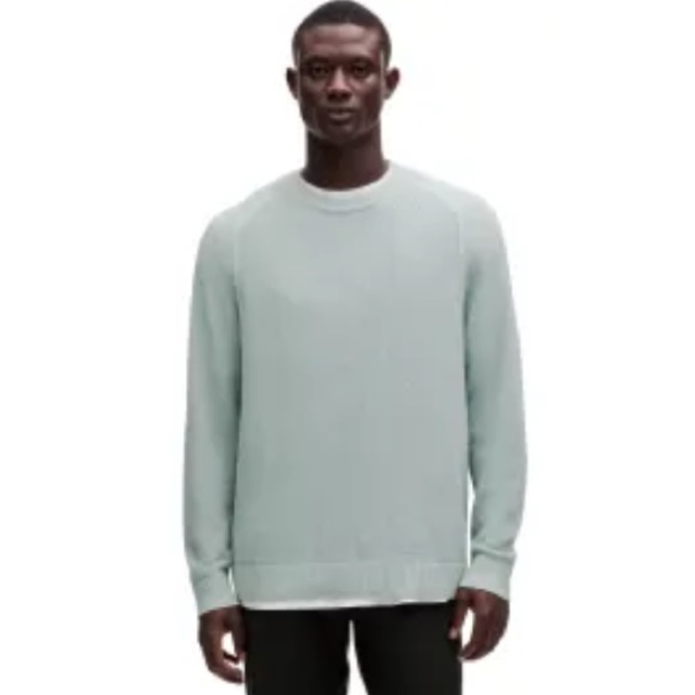 Lululemon- Textured Crewneck Sweater- Pastel Green